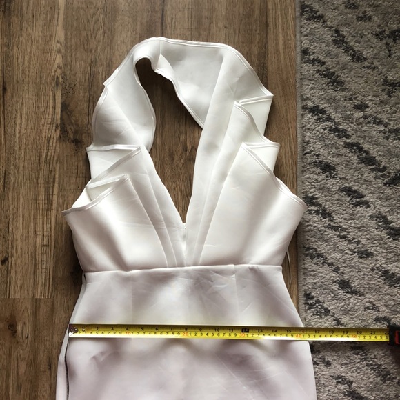 NEW! Asos Halter Orgami Side Zip Pencil Midi Dress - Picture 8 of 9